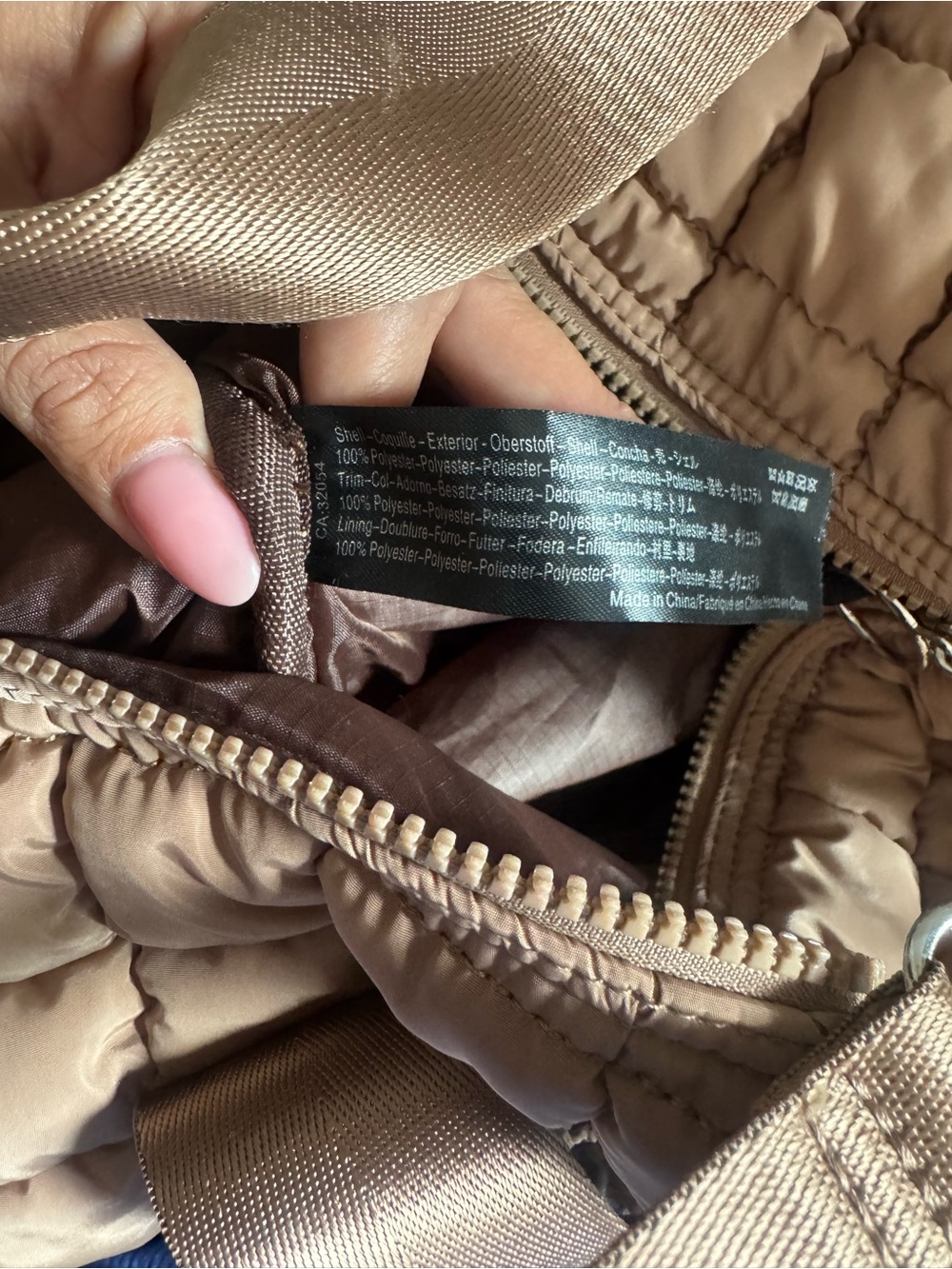Free People Quilted Puffer Duffel Bag in Blush Like New - Picture 4 of 11